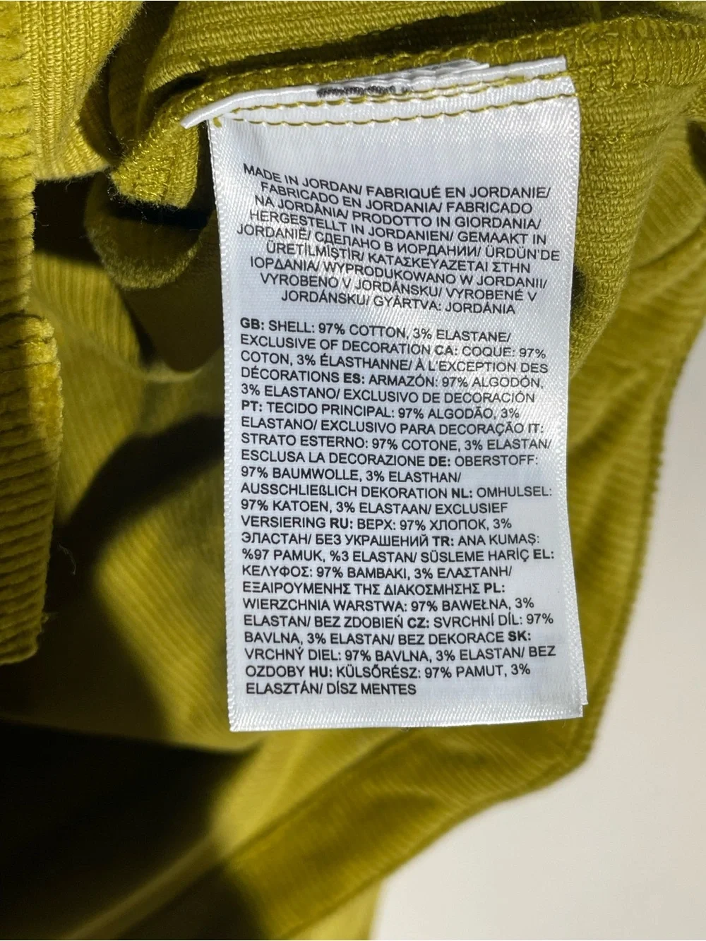 The North Face Mens Utility Heritage Cord Jacket Shacket Relaxed Sulfur Moss XL